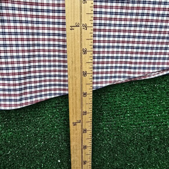 Brooks Brothers Shirt Mens XL Check Button Down‎ Long Sleeve Non-Iron Stretch - Picture 5 of 7